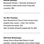 Larder Gourmet Market menu