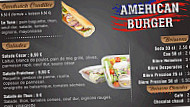 American Burger menu