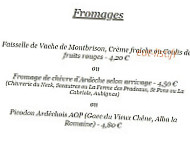 Relais Le Buis D'aps menu