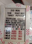 Patmans Pizza menu