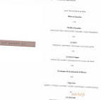 Hôtel de France menu