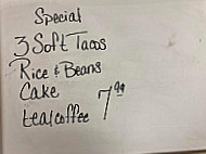 Bluebonnet Cafe menu