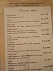 Bella Cafe menu