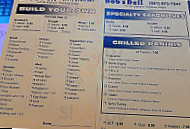 Bob's Deli menu