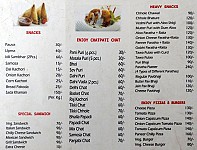 Gwalia Sweets menu