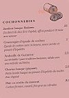 Brasserie Rosie menu