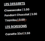 French Burger menu