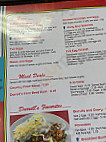 Darrell's Diner menu