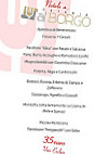 Osteria Al Borgo menu