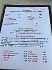 Fat Rooster menu