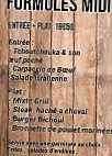 Bichoul menu