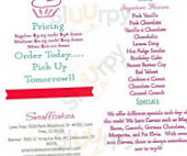 Smallcakes menu