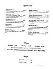 The Florentine Restaurant menu