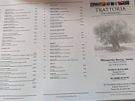 Trattoria Da Osvaldo Pizzeria menu