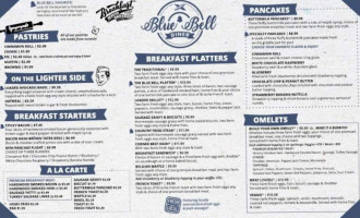 Blue Bell Diner menu