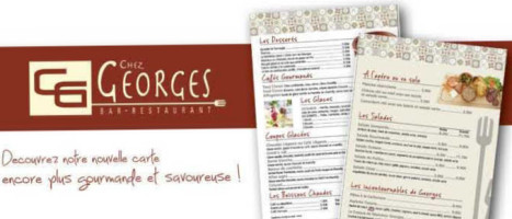 Chez Georges menu