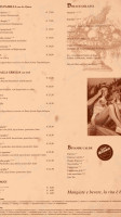 Taverna Italiana menu