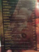 La Regina menu