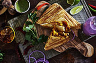 Wrapchic Indian Burrito food