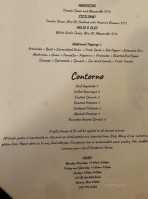 Cafe Toscano menu