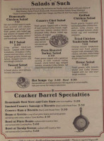 Cracker Barrel Old Country Store menu