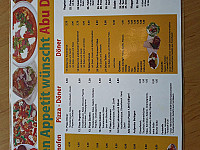 Abu Döner menu