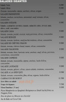 Pizza Di Roma menu