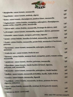 O2garçons menu