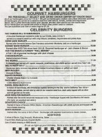 Bill's Place menu