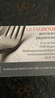 Le Faubourg food