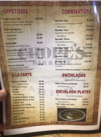 Chopes Town Café menu