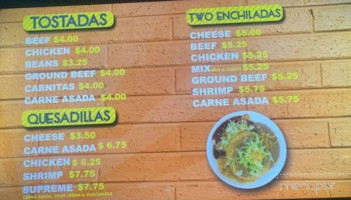 El Rigoberto's menu