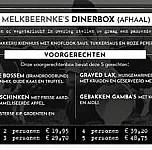 Melkbeernke menu