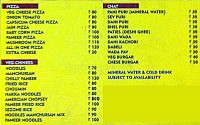 Yummy menu