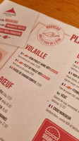 Courtepaille menu