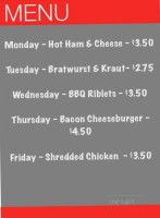 Bascom Carry Out menu