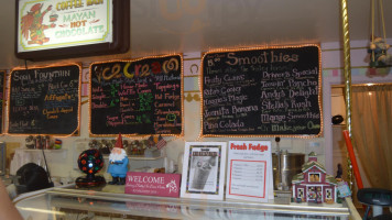 Solvang Trolley Ice Cream Parlor inside