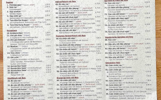 Asia Lotus menu