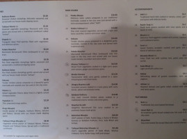 The Hub Tandoor menu