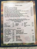 Minute Cafe menu