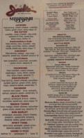 Jack's By The Tracks menu