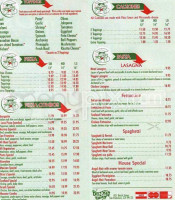 Gino's Pizza Inn menu