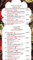 Sagar Indisches Restaurant menu