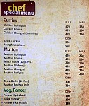 Hotel Al-Zam Zam menu