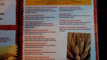 Espana's Southwest Grill menu