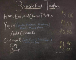 St. Stephen's Cafe menu