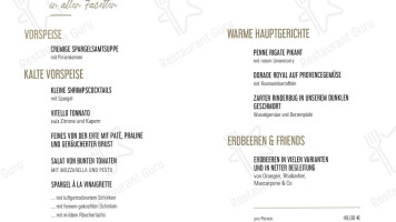 Denkmalz menu