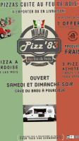 Milano Pizz'83 menu