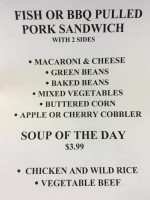 Seegers Meats Deli menu