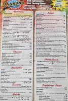 Damon's All American Pizza Pie menu